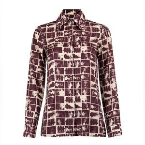 NWOT Victoria Victoria Beckham fitted blouse. Size 4
